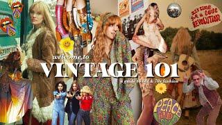 dressing vintage 101 - a guide to 60s & 70s inspired fashion 