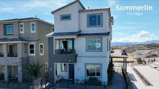 New Homes For Sale Summerlin Las Vegas | Quail Cove by KB Homes 3 Story - 2302 Tour $534k+