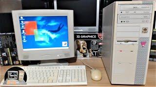 SOYO PC iNTEL PENTIUM 2 350Mhz Apollo Pro 133 Start Windows 2000 in the Year 2024 - Short Video