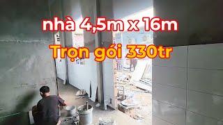 Xây nhà trọn gói . Cập nhật tiến độ căn nhà ở Giá Rai - Bạc Liêu sau khi khởi công đc 3 tuần .