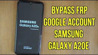 Samsung A20e A202F Frp google account Bypass new method