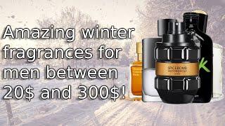 5 amazing men's winter fragrances you must buy in 2023! Excellent men's fragrances from 20$ to 300$!