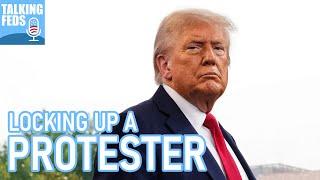 Trump's NEW Strategy to LOCK UP Protester