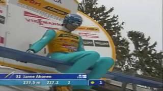 Janne Ahonen - 240m crash @ Planica 2005