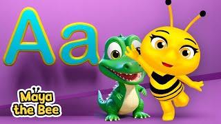 ABC Song | Learn ABC Alphabet for Children + Babies Videos | Maya The Bee