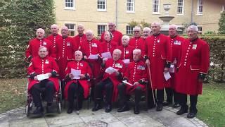 Chelsea Pensioners perform "Swing Low Sweet Chariot"