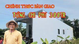 Nhà 4,5m ×16,5m tổng chi phí chỉ có 300tr , nay chính thức bàn giao  . ( nhà cô bán cơm chiên  )