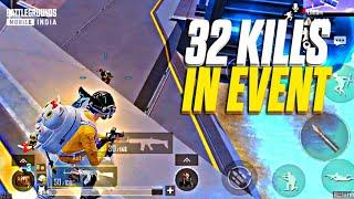 Solo 32 Kills On Event  8te Thunder BGMI | Epic Clutches And Grenades 