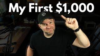 How I Made My First $1,000 From My Studio