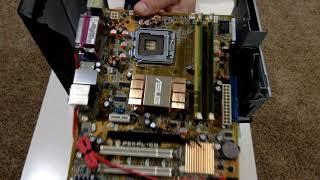 ICS2O - Taking Apart a Computer - CPU and Motherboard