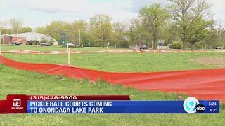 Pickleball courts coming to Onondaga Lake Park