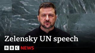 Zelensky says Putin is planning nuclear plant attacks | BBC News