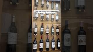 We visited Saint Emilion in France and saw these bottles in a wine shop #travel #wine #shorts