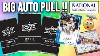 2024 Upper Deck National Sports Card Hockey Promo Packs Opening !!