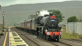 THE WAVERLEY LMS 44871 POWERING up the Settle to Carlisle line 04 08 2024