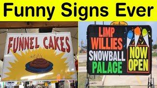 Funny Signs Ever Spotted on the Road – Senior-Approved Laughs || Happy Panda
