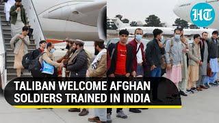 Taliban embrace India-trained Afghan soldiers back in Kabul; 'Ready to serve...' | Watch