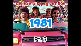 1981 Greatest Songs Part 3 #music #80ssongs #80smusic #80s #1980s #1980smusic