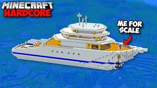 I Built The RICHEST BOAT In Minecraft Hardcore (#98)