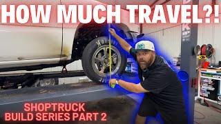 ShopTruck Update Part 2: Got Travel?! Let's Go Over The New LONG TRAVEL Front Suspension!