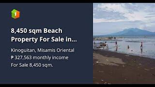 8,450 sqm Beach Property For Sale in Kinoguitan Misamis Oriental
