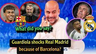 Unexpected comment from Guardiola after Barcelona's 5-2 win and Real Madrid's 3-2 loss to Milan