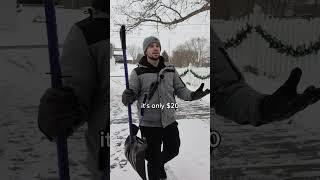 Shoveling snow doesn't have to hurt. Try This $20 fix. #chiropractor #snowshovel