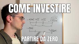 INVESTIRE da ZERO: come fare? (spiegato da un consulente finanziario)