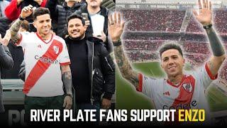 Enzo Fernandez was honored by his boyhood club River Plate After Copa America Title