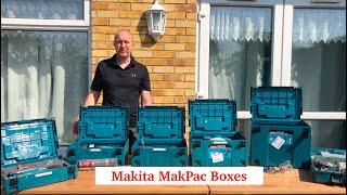 Makita Makpac Boxes, What fits in what box