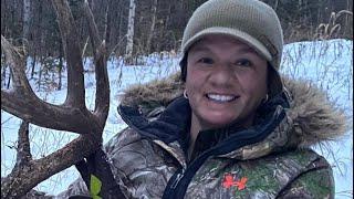 Female Hunter- Big Alberta Whitetails!