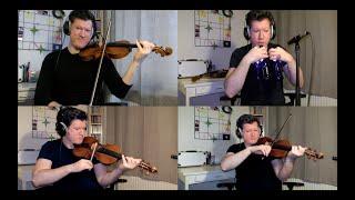 4 x Daniel Lazar - Hora lui sile for violin, pencil and beer bottles