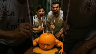 Ronaldo and his son Robbed Udin Din Din Dun #tungtungtungsahur #brainrot #ai #football #ronaldo