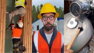 Complete idiots at work caught on camera | Construction fails compilation 2025