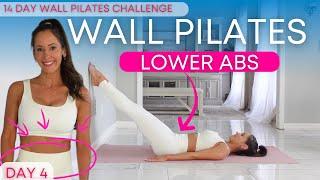 Wall Pilates Workout for Weight Loss | Beginner Friendly | Day 4 | Pilates Low Ab Workout