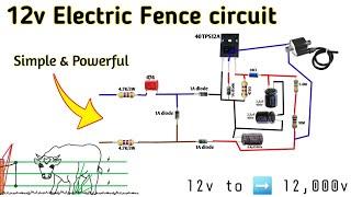 How To Make Electric Fence Circuit | Electronics projects | utsource