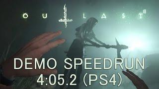 Outlast 2 Demo Speedrun Any% 4:05.2 (PS4)