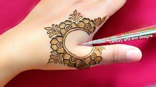 Very beautiful back hand mehndi design | Easy jewellery mehndi design | mehndi design | mehndi.