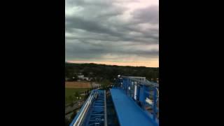 Europa Park Blue Fire Roller Coaster RideOn Cam Erste Reihe First row