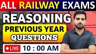 RAILWAY REASONING CLASSES 2024 | RRB NTPC REASONING CLASSES | RPF Constable SI Maths | BY MANOJ SIR