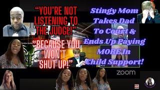 Stingy Mom Takes Dad To Court & Ends Up Paying Twice As Much In Child Support!