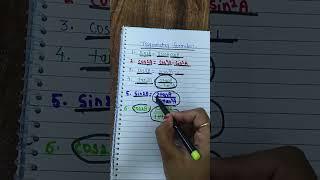 Trigonometry formulas #educationalvideo #maths