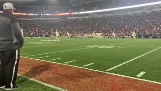 Georgia Tech called for pass interference at the end of regulation against Georgia