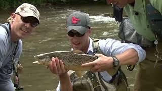 Catching Huge Browns & Rainbows at Spruce Creek!