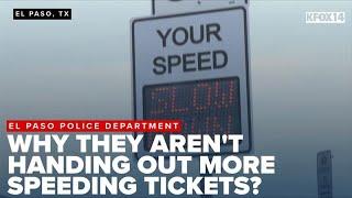 Speeding citations in El Paso drop, but residents say the problem persists