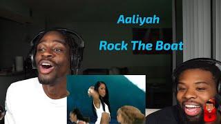 FIRST TIME reacting to Aaliyah - Rock The Boat | Babanthekidd (Official Music Video)