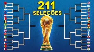 Copa do Mundo, mas com 211 SELEÇÕES! (Todos Países do Mundo)