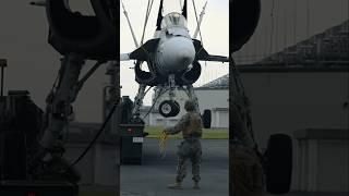 Salvaging a Damaged F/A-18 Hornet Aircraft