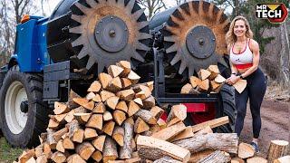 30 Mind-Blowing Firewood Processing Machines in Action! | Homemade Modern Chainsaw Machines #33