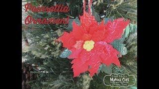 Polymer Clay Poinsettia Christmas Tree Ornament - Makin's Clay® Design Studio